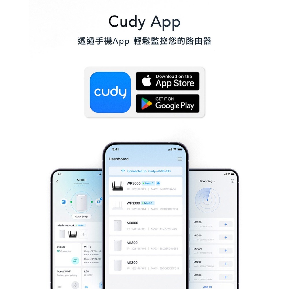 cudy WR300 WiFi 300Mbps 多功能無線路由器-細節圖8