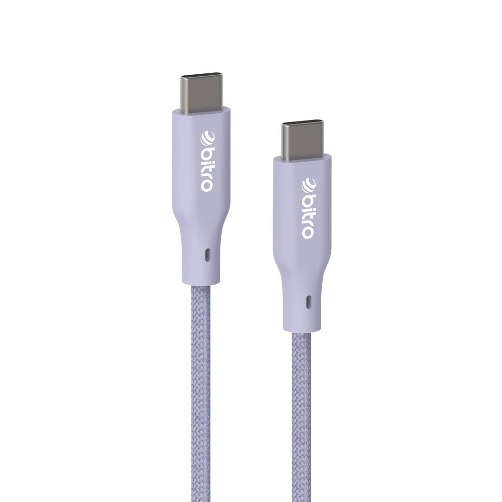 bitro Type-C to C 60W充電傳輸線 120CM 手機 蘋果 安卓 MAC 筆電 充電線 台灣製造-細節圖6