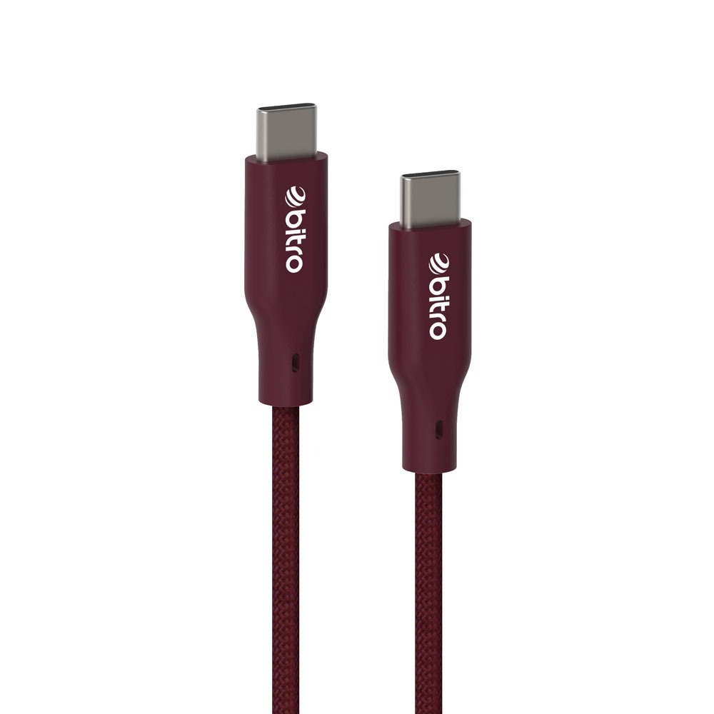 bitro Type-C to C 60W充電傳輸線 120CM 手機 蘋果 安卓 MAC 筆電 充電線 台灣製造-細節圖9