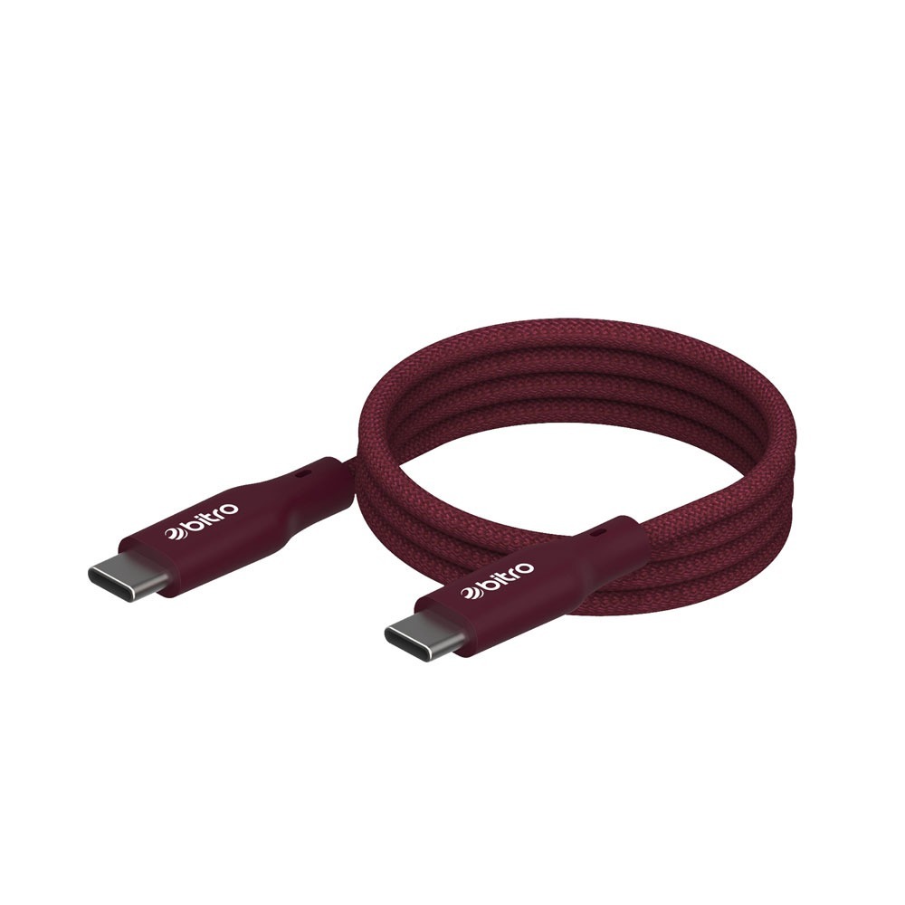 bitro Type-C to C 60W充電傳輸線 120CM 手機 蘋果 安卓 MAC 筆電 充電線 台灣製造-規格圖9