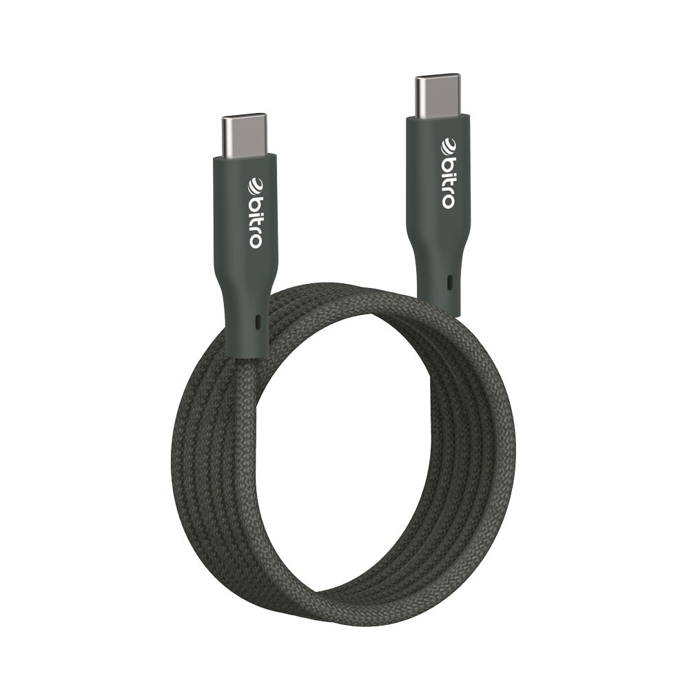 bitro Type-C to C 60W充電傳輸線 2M 手機 蘋果 安卓 MAC 筆電 充電線 台灣製造-細節圖8