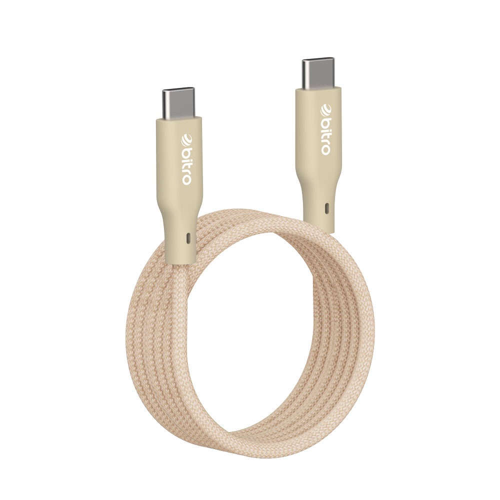 bitro Type-C to C 60W充電傳輸線 2M 手機 蘋果 安卓 MAC 筆電 充電線 台灣製造-規格圖8