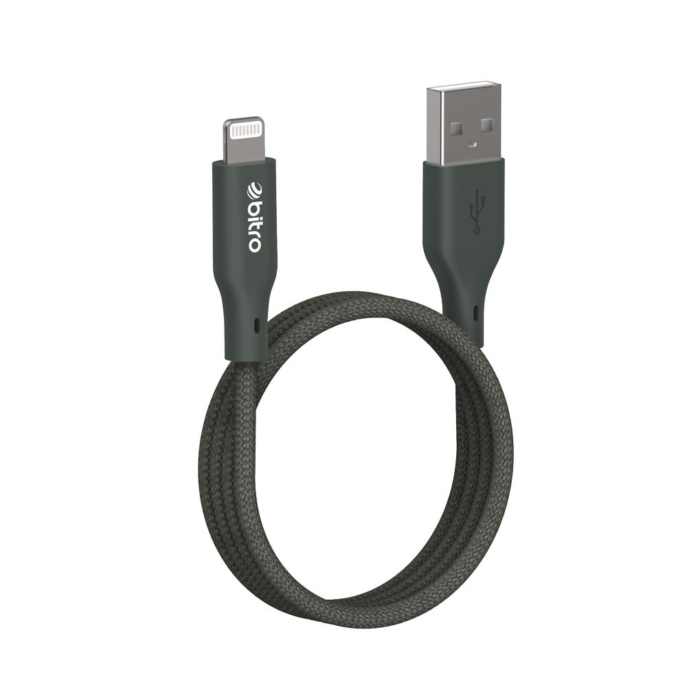 bitro USB A To Lightning PD編織充電線 120CM 3A 適用iPhone14 台灣製造-規格圖8