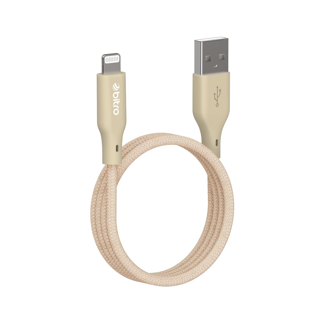 bitro USB A To Lightning PD編織充電線 120CM 3A 適用iPhone14 台灣製造-規格圖8