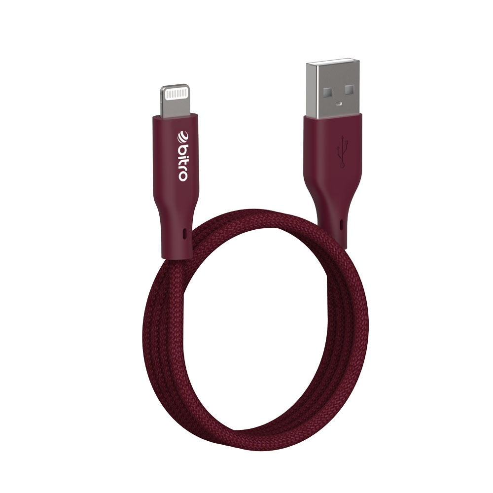 bitro USB A To Lightning PD編織充電線 120CM 3A 適用iPhone14 台灣製造-規格圖8