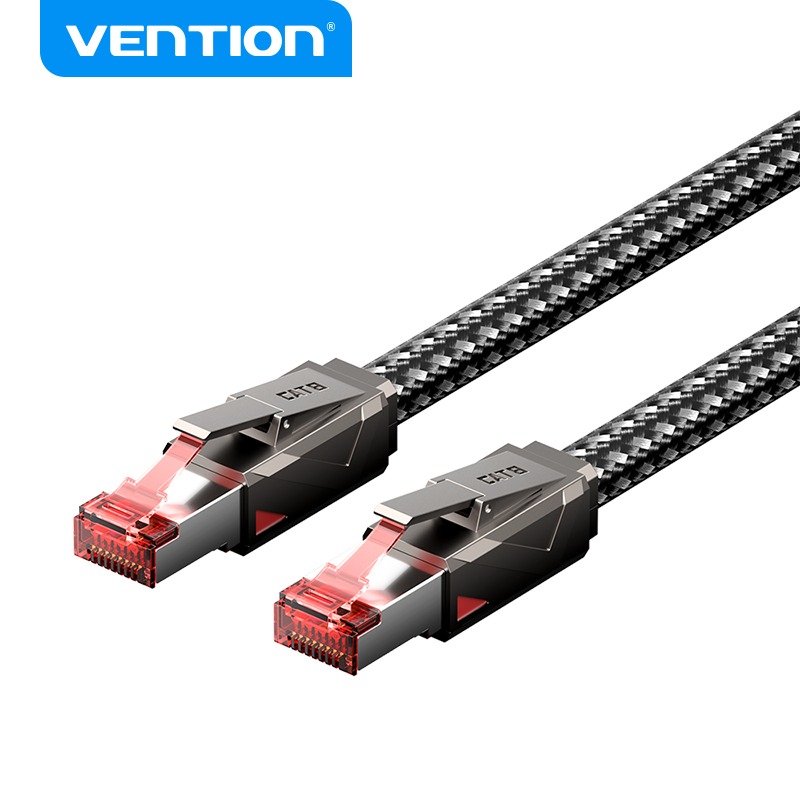 VENTION 威迅 Cat.8 電競高速網路線 RJ45 福祿克認證 1-2M 灰色 26AWG無氧銅芯-規格圖11