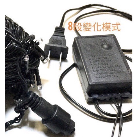 藍白光 led聖誕燈 10米100燈 可串接延長 110v/220v-細節圖3