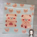 橘子雜貨店🍊可愛動物密封夾鏈袋🍊8種款式13.5×13.5cm-規格圖1