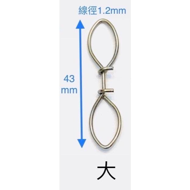 304不鏽鋼 台製快速別針 魔術別針 大/中/小 100支/包-細節圖2