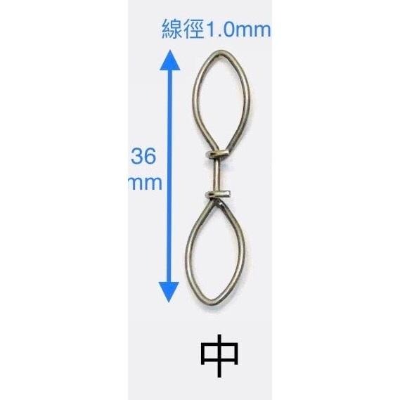 304不鏽鋼 台製快速別針 魔術別針 大/中/小 100支/包-細節圖3