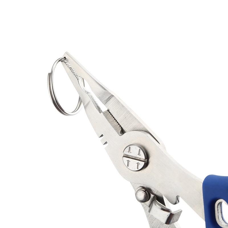 多功能防滑手柄不銹鋼路亞鉗 摘勾鉗控魚鉗 釣魚鉗-細節圖3