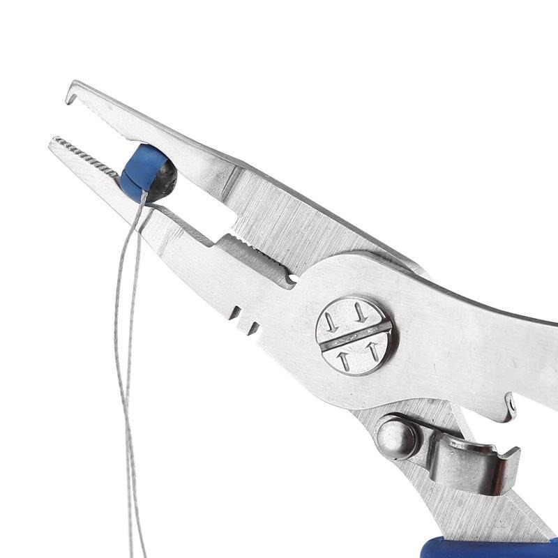 多功能防滑手柄不銹鋼路亞鉗 摘勾鉗控魚鉗 釣魚鉗-細節圖4