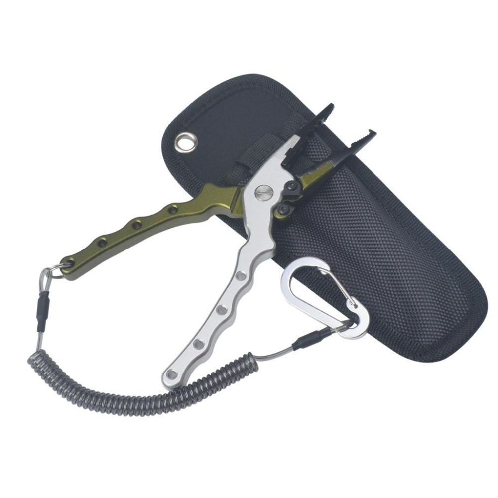 17cm多色系輕型铝合金侧剪路亚钳/钓鱼钳/控鱼器/摘钩钳/钓鱼剪刀-DX/FG-1022-細節圖5