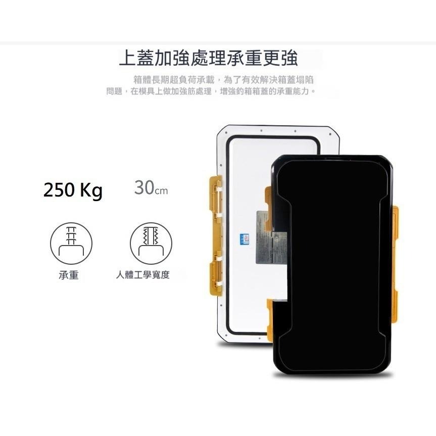 36公升250公斤承重48小時保冰平蓋帶輪帶拉杆釣箱-細節圖3