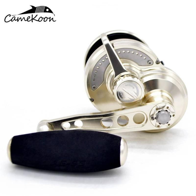 CAMEKON DL50N 窄線杯型 齒比5.3:1 大拉力30kg, 9+2 BB 培林慢速鐵板鼓捲-細節圖2