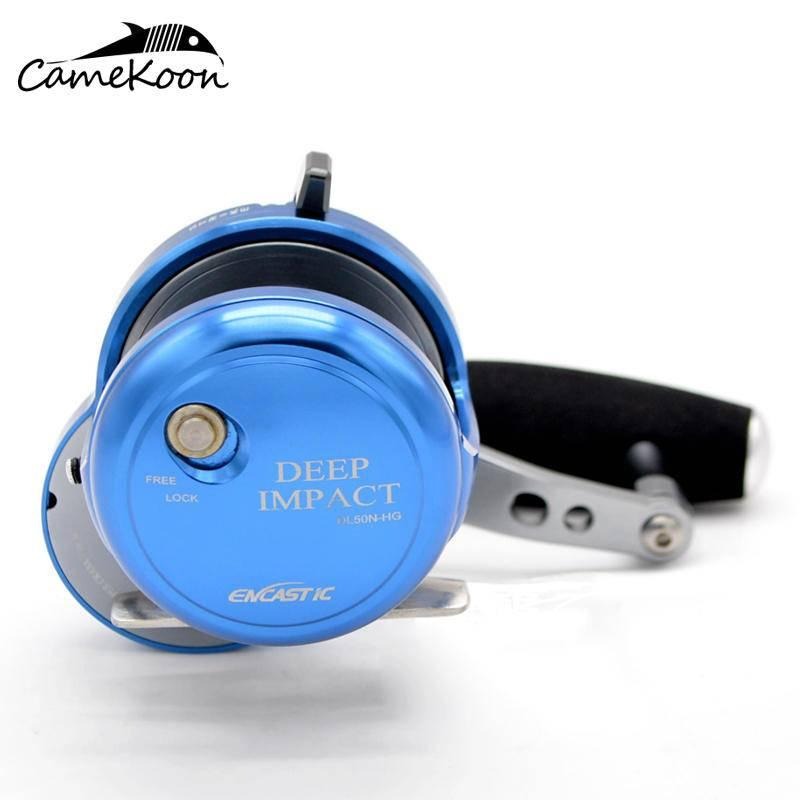 CAMEKON DL50N 窄線杯型 齒比5.3:1 大拉力30kg, 9+2 BB 培林慢速鐵板鼓捲-細節圖6