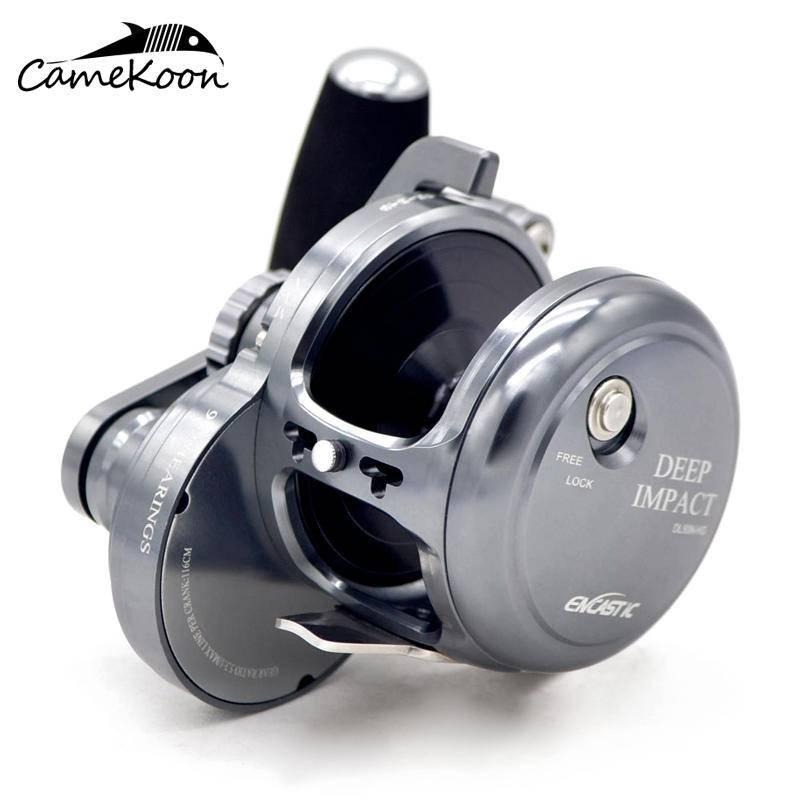 CAMEKON DL50N 窄線杯型 齒比5.3:1 大拉力30kg, 9+2 BB 培林慢速鐵板鼓捲-細節圖7