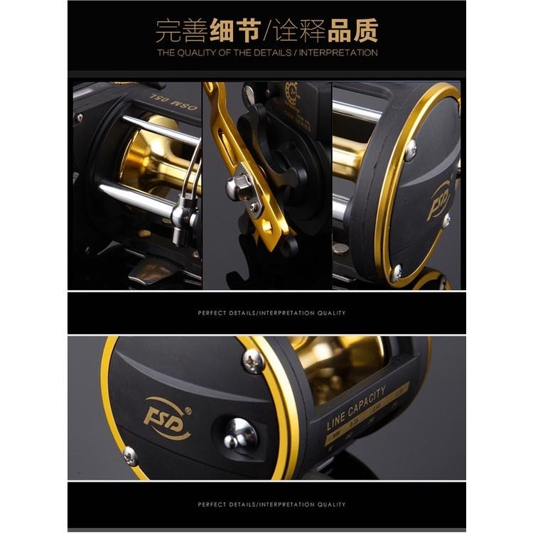 Lizard OSM050L 10kg 大拉力 齒輪比 6: 1 帶計數器釣魚鼓捲(右手版)-細節圖7