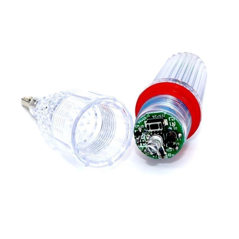 14公分多模式開關切換三號電池雙頭亮誘魚水燈(紅藍白綠彩黃共6色)-細節圖2