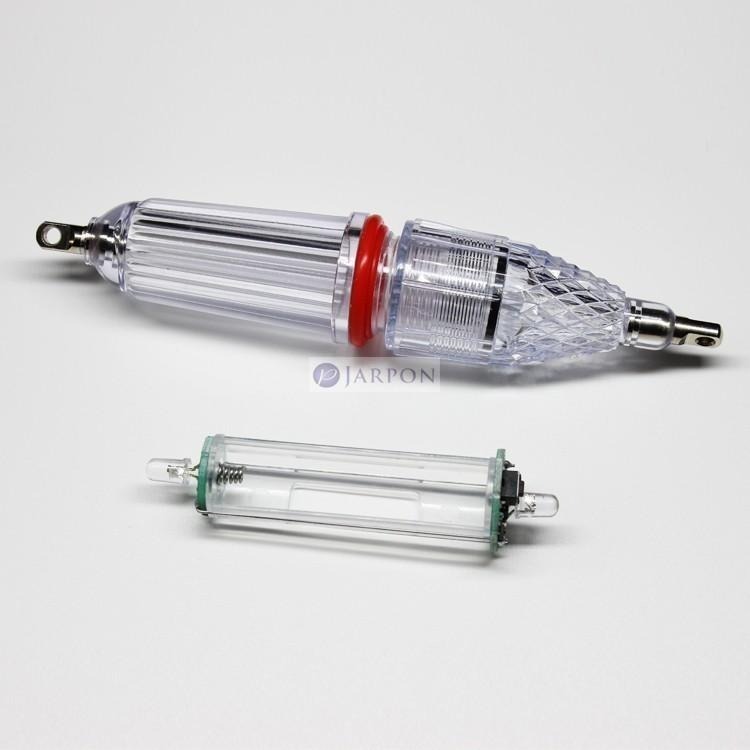 14公分多模式開關切換三號電池雙頭亮誘魚水燈(紅藍白綠彩黃共6色)-細節圖4