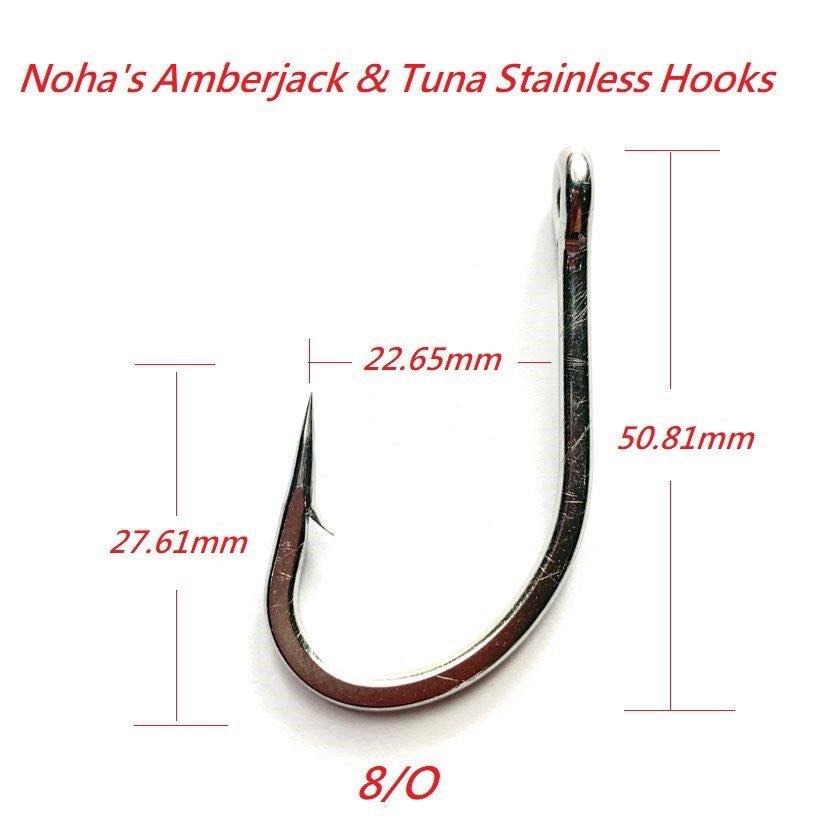 台灣不銹鋼挪威鉤 7/O~8/O 10鉤一袋 (船釣/飛機釣)-細節圖8