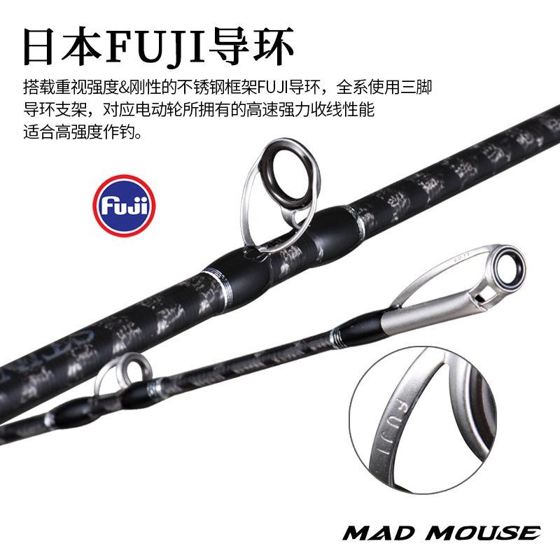 Madmouse全富士配件1.9米螺旋導珠電動鐵板竿 - 毒刺-細節圖2