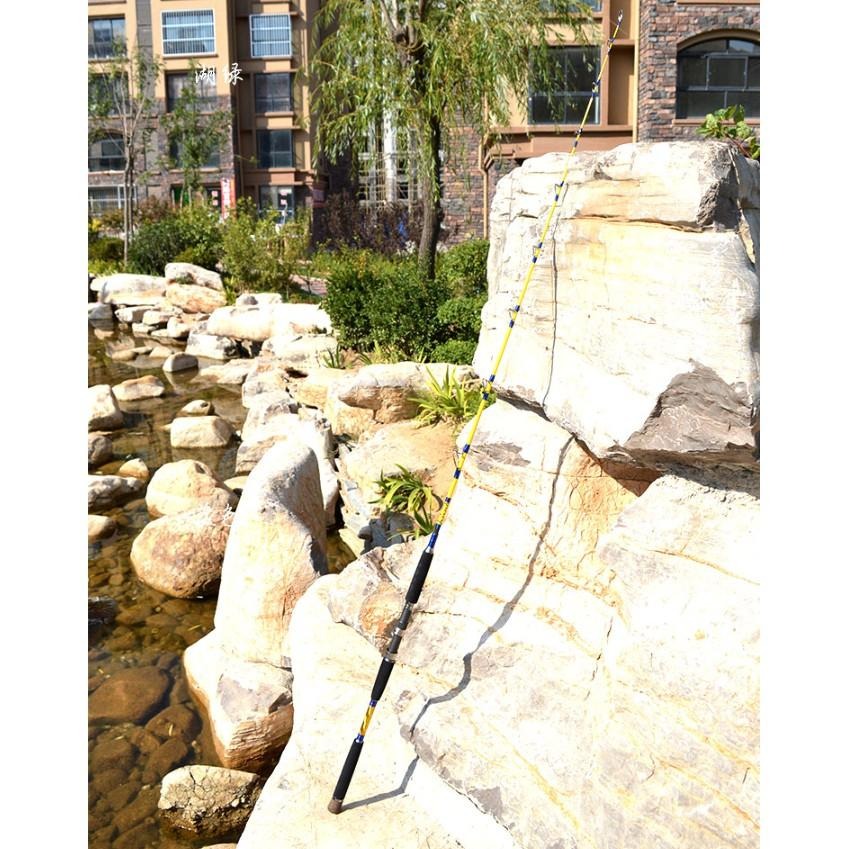 貨到付款免運費 Q彈實心玻璃纖維 1.7米/1.95米船釣鐵板竿(全富士配件/韓國配件)-細節圖5