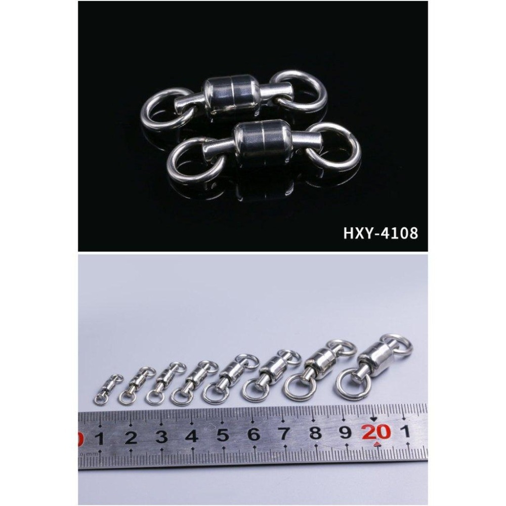 黃銅不鏽鋼黑白鎳高速 雙培林軸承轉環(規格齊全 00號~10號)-大包裝-細節圖5