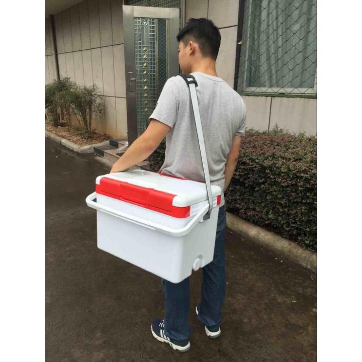 CY2700-27公升天窗雙開蓋露營釣魚行動冰箱(保冰48H)-細節圖9