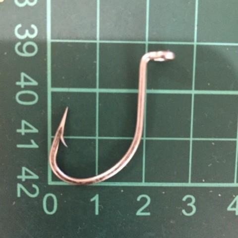 不鏽鋼白帶魚斜嘴直角管付鉤 100支 (多種號數 3/O 4/O 5/O 6/O)-細節圖2