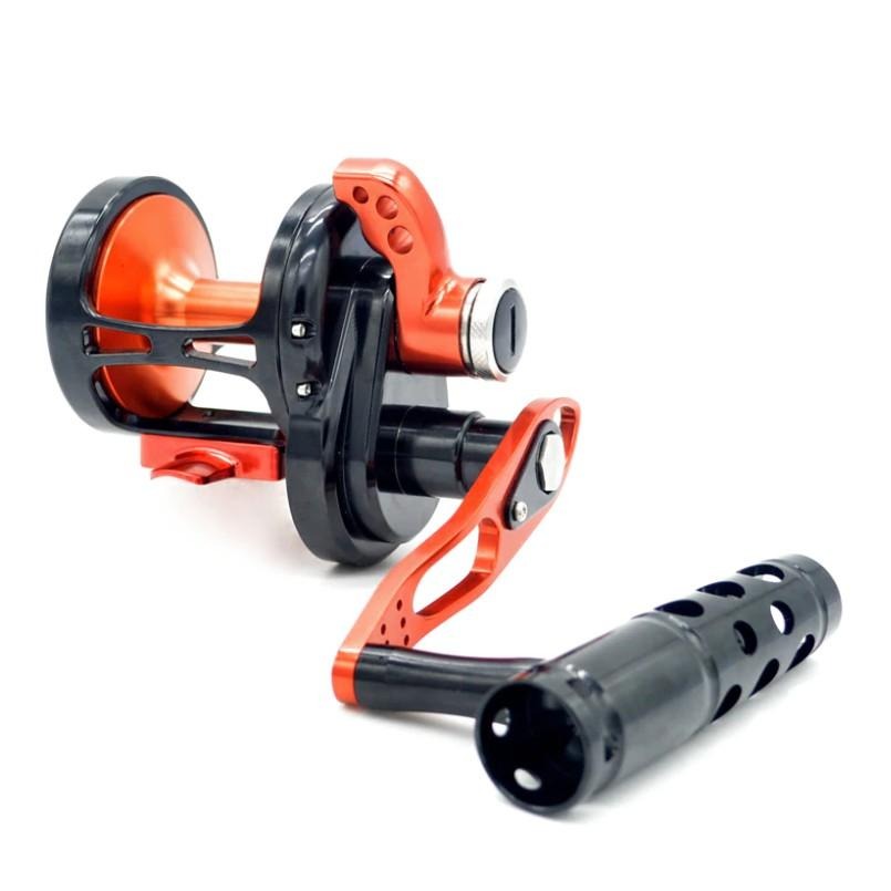 CAMEKOON TC 拉力30kg 高速比6.1:1 全金屬9+2軸深海船釣鐵板重磅鼓式捲線器-細節圖3