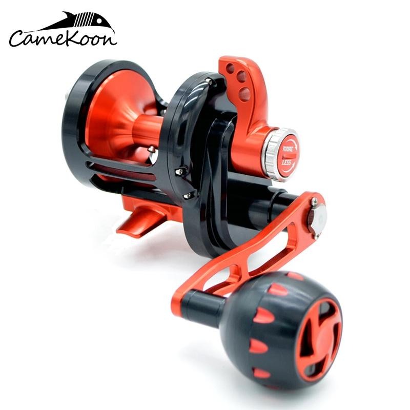 CAMEKOON TC 拉力30kg 高速比6.1:1 全金屬9+2軸深海船釣鐵板重磅鼓式捲線器-細節圖5