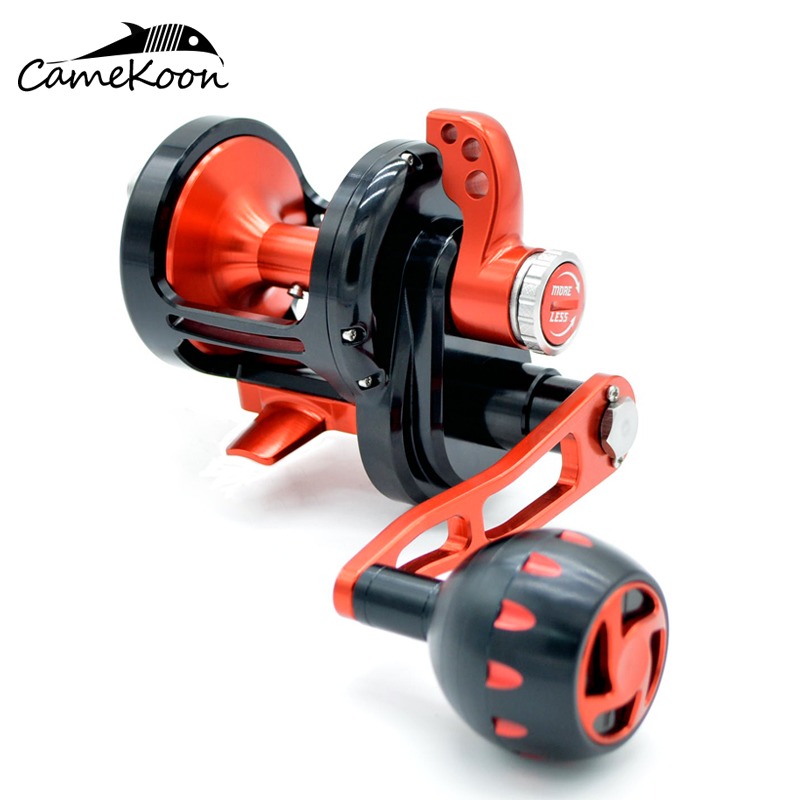 CAMEKOON TC 拉力30kg 高速比6.1:1 全金屬9+2軸深海船釣鐵板重磅鼓式捲線器-規格圖10
