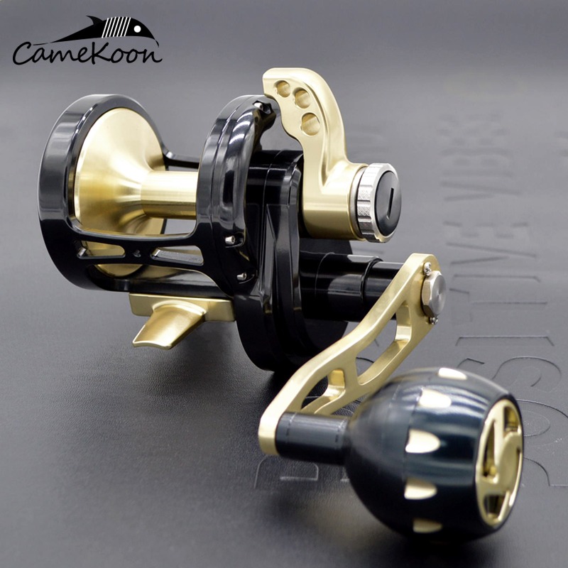CAMEKOON TC 拉力30kg 高速比6.1:1 全金屬9+2軸深海船釣鐵板重磅鼓式捲線器-規格圖10