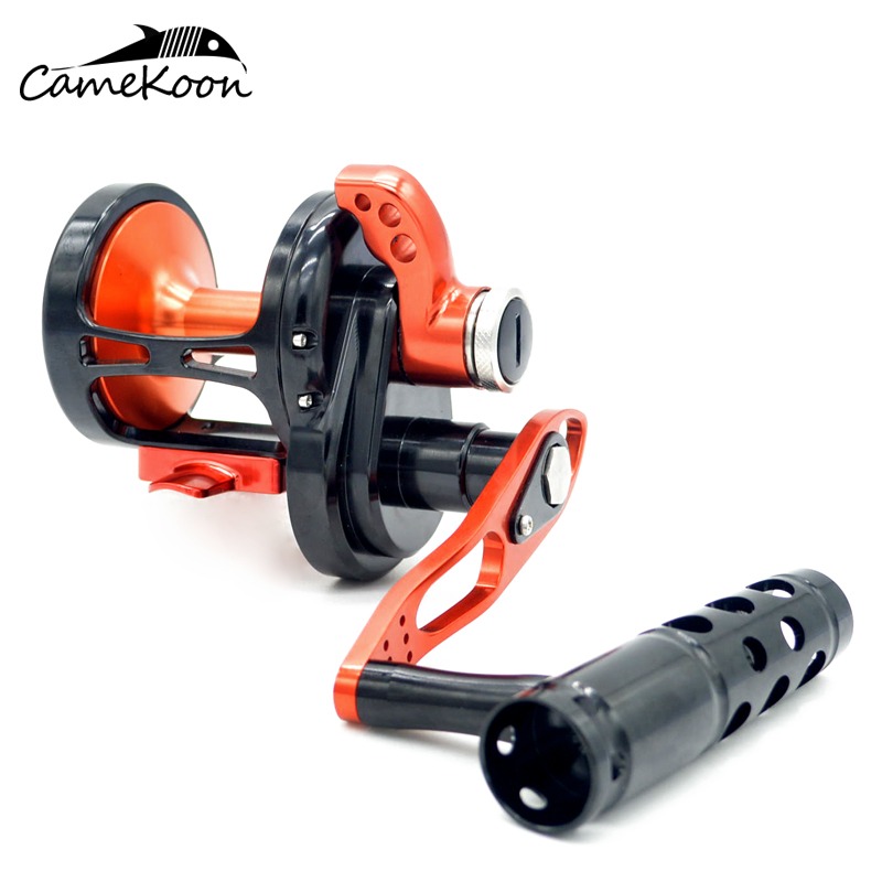 CAMEKOON TC 拉力30kg 高速比6.1:1 全金屬9+2軸深海船釣鐵板重磅鼓式捲線器-規格圖10