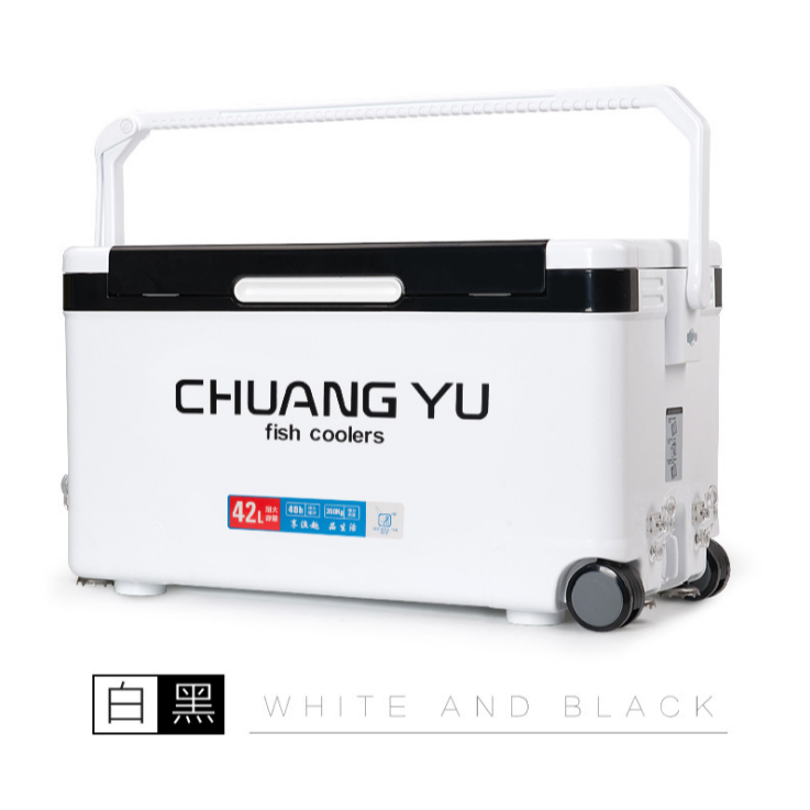 保冰力48小時42公升超強承重雙向開蓋釣魚冰箱/釣箱-規格圖6