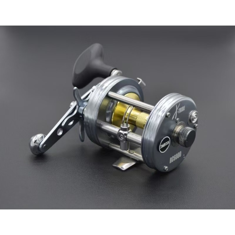 Camekoon RC5000/6000 左右手單臂同步線規拉力8kg 全金屬股捲(紅色/槍灰/鈦金)-規格圖3