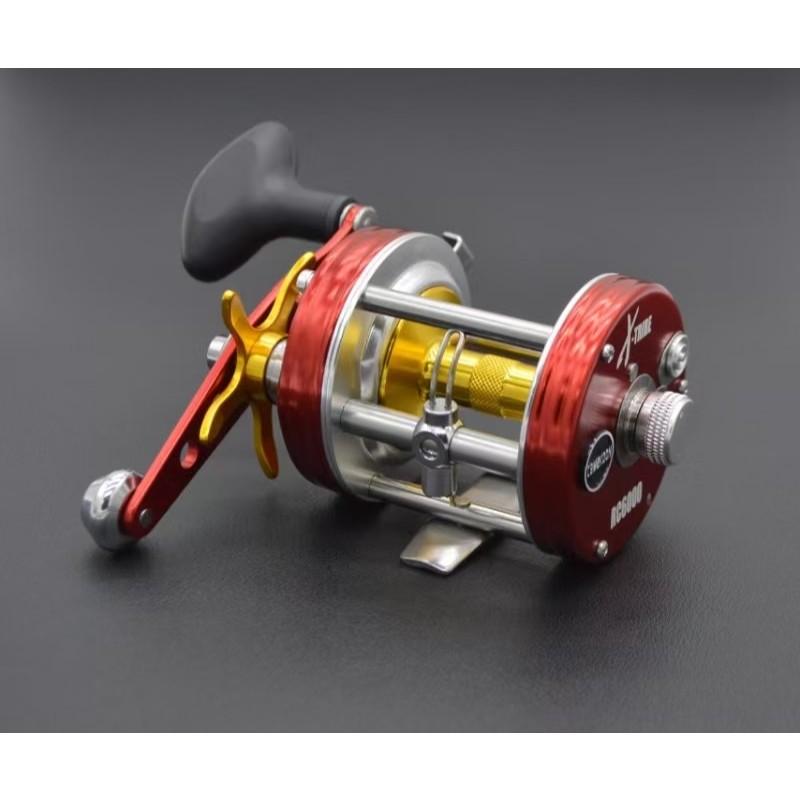 Camekoon RC5000/6000 左右手單臂同步線規拉力8kg 全金屬股捲(紅色/槍灰/鈦金)-細節圖3