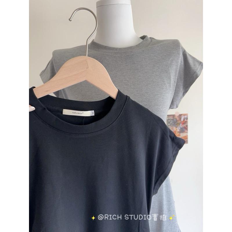 𝐑𝐈𝐂𝐇｜實拍*現貨♡THE LIMON檸檬綠茶韓系側抽繩修身連身裙-細節圖9