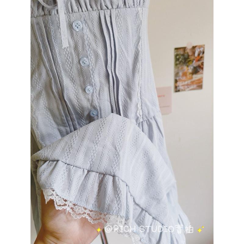 𝐑𝐈𝐂𝐇｜實拍*現貨☼美美的夏日蕾絲吊帶洋裝-細節圖8