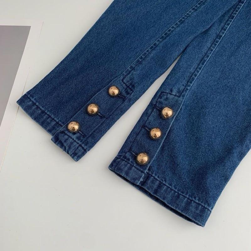 𝐑𝐈𝐂𝐇｜現貨☁️法式復古一字肩設計感不規則牛仔長袖上衣-細節圖6