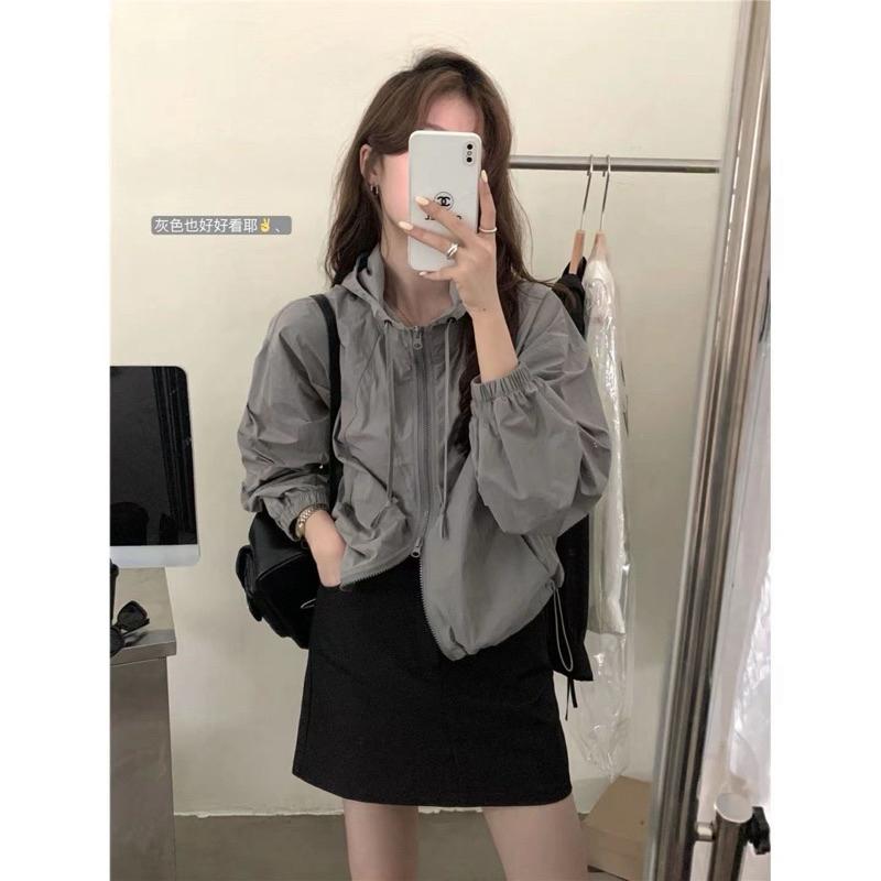 𝐑𝐈𝐂𝐇｜現貨+預購♡夏季薄款雙拉鍊防曬外套-細節圖7
