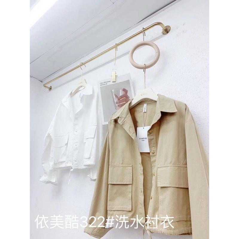 𝐑𝐈𝐂𝐇｜雙口袋下抽繩外套🫧預購-細節圖6