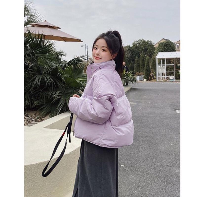 𝐑𝐈𝐂𝐇｜韓版短款羽絨外套白鴨絨簡約百搭-細節圖8