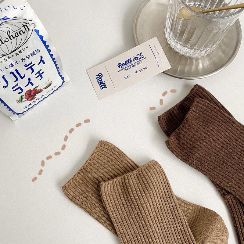 𝐑𝐈𝐂𝐇｜春秋款堆堆襪日系百搭襪子🫧現貨-細節圖3