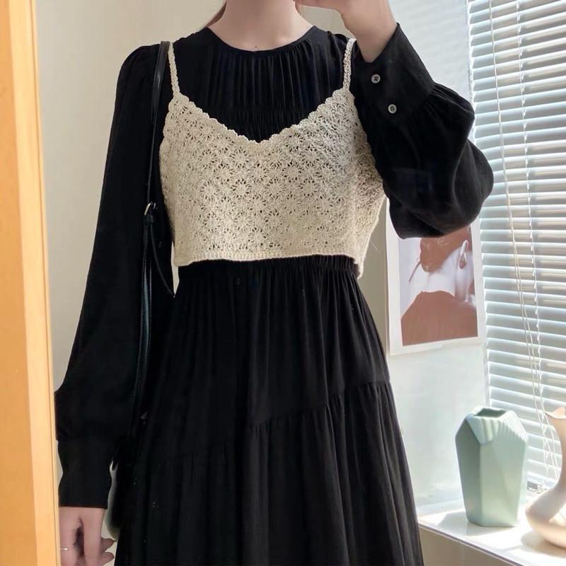 𝐑𝐈𝐂𝐇｜現貨🫶🏻外搭小吊帶短款百搭顯瘦背心-細節圖4