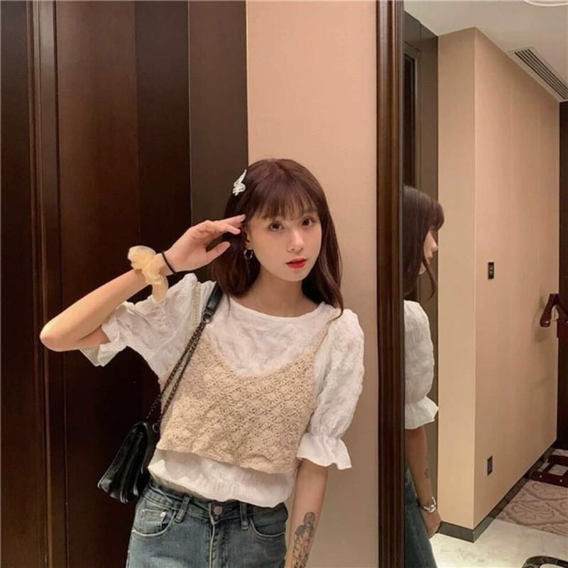 𝐑𝐈𝐂𝐇｜現貨🫶🏻外搭小吊帶短款百搭顯瘦背心-細節圖6