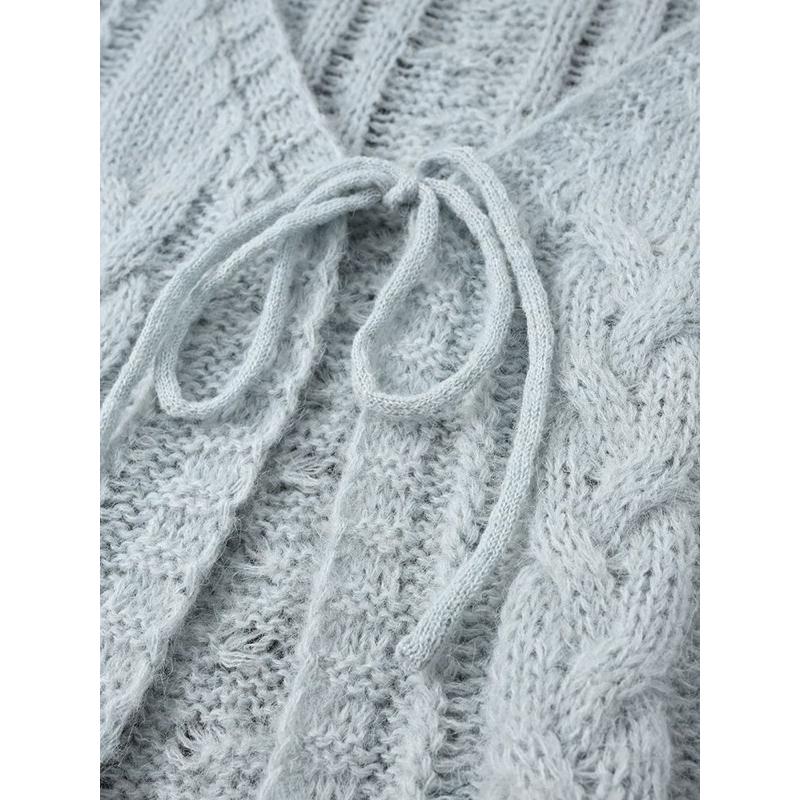 𝐑𝐈𝐂𝐇｜現貨🫶🏻超美*設計感針織毛衣百搭背心疊穿外穿-細節圖4