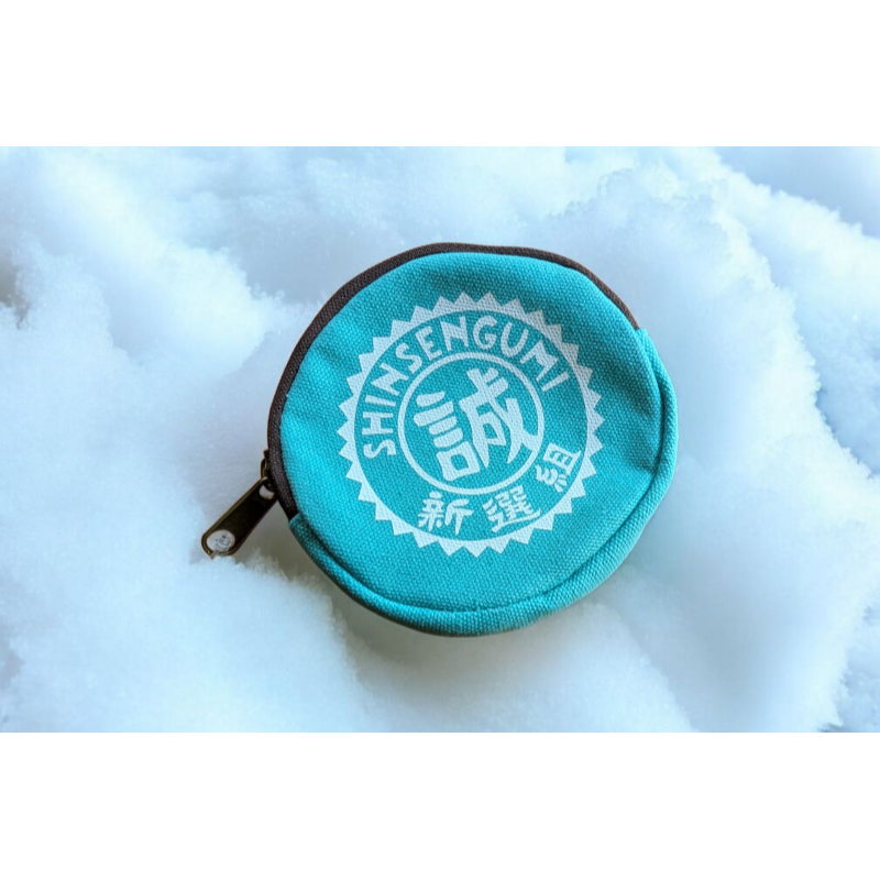 《希望之棲》【現貨】函館五稜郭新選組帆布零錢包 日本當地限定土產 新選組 土方歲三 土方君 新選組零錢袋-細節圖2