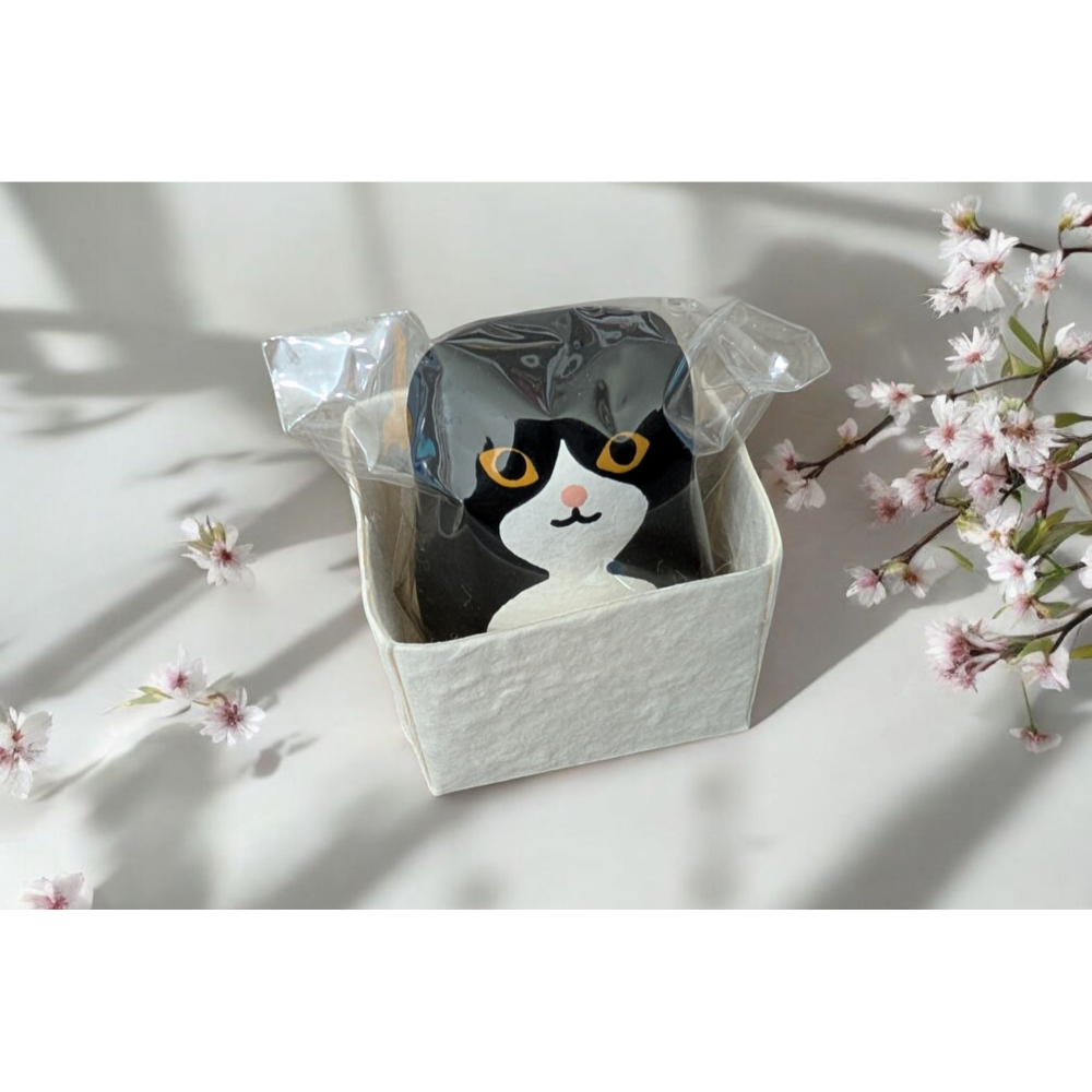 《希望之棲》【現貨】和紙香味貓張子(附箱) 日本緣起物 羅工房 京都職人手作 薰香貓擺飾 職人手繪-細節圖4